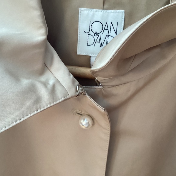 Joan and David Trench Coat Size Medium, fits like a small - Picture 5 of 14